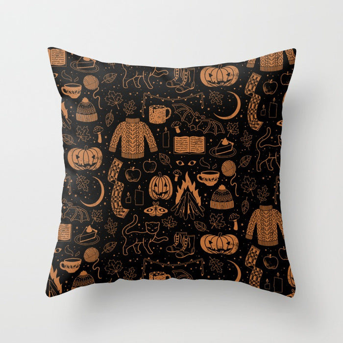 Ghoulishly Fun Halloween Pillow Cover