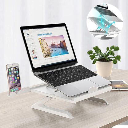 New Laptop Stand Multifunctional Folding Lift Portable Laptop Stand Monitor Increase Rack Aluminum Alloy Base