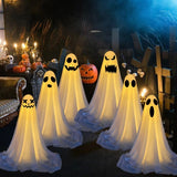 Spooky Ghost Decorations for Front Porch Courtyard