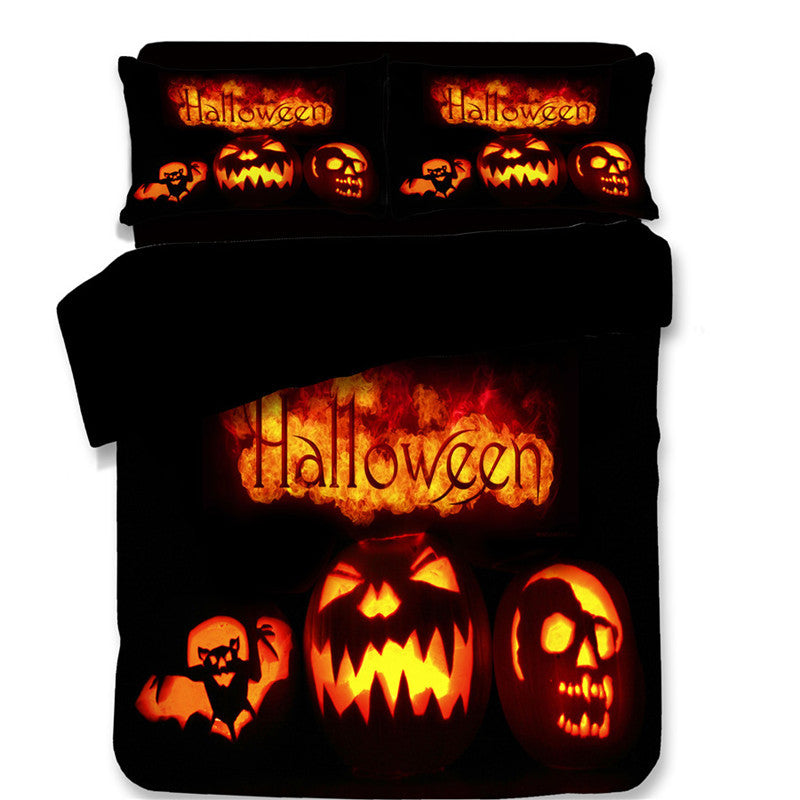 Halloween Bedding 4-Piece Set