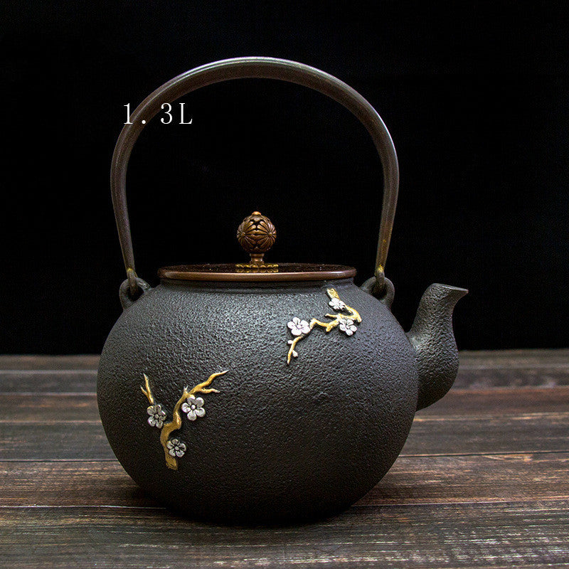 Japanese Handmade Iron Teapot Kettle Set