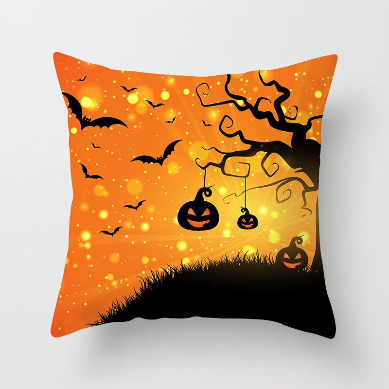 Haunted Halloween Pillow Cover