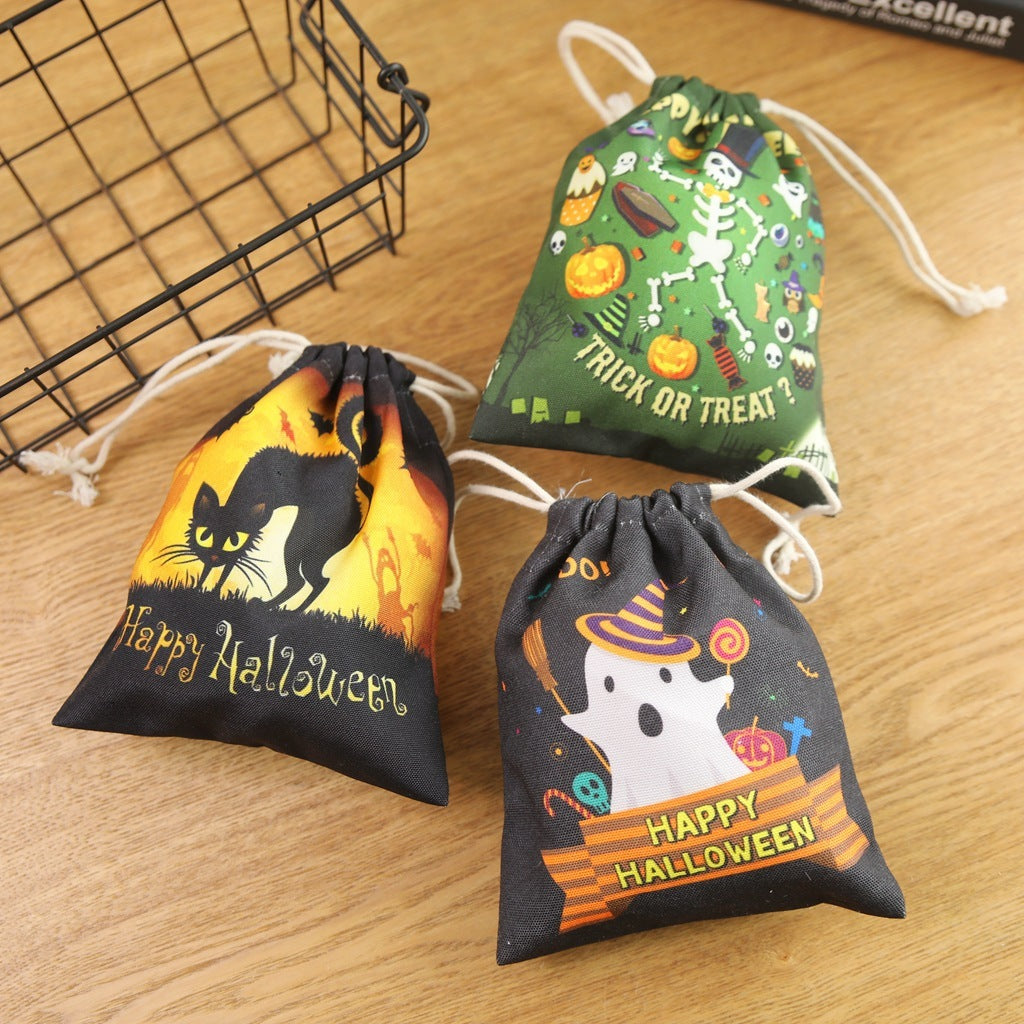 Halloween Drawstring Candy Bags