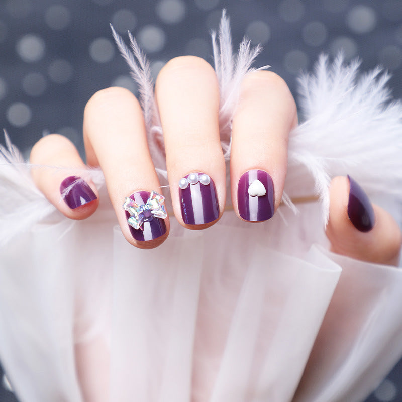 Elegant Purple Nail Art Set - JDrop.Shop