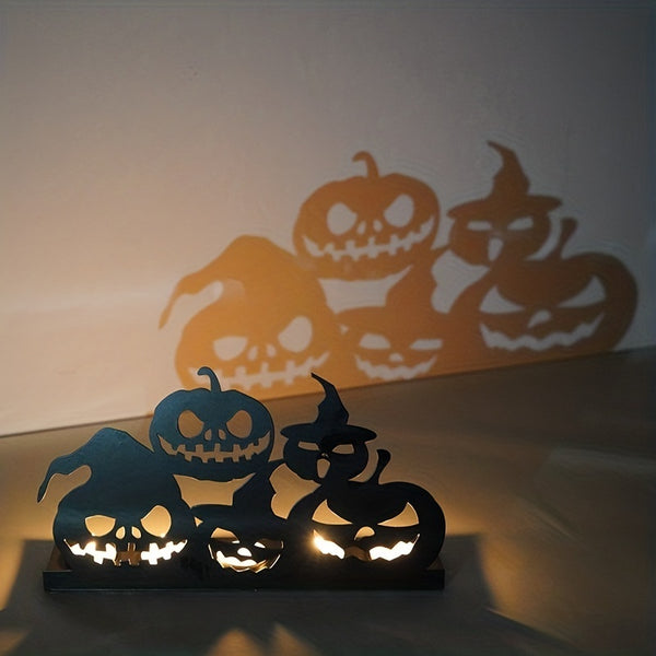 Halloween Ironed-Out Candle Holders