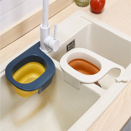 Creative Whale Shaped Drain Basket Kitchen Hanging Strainer