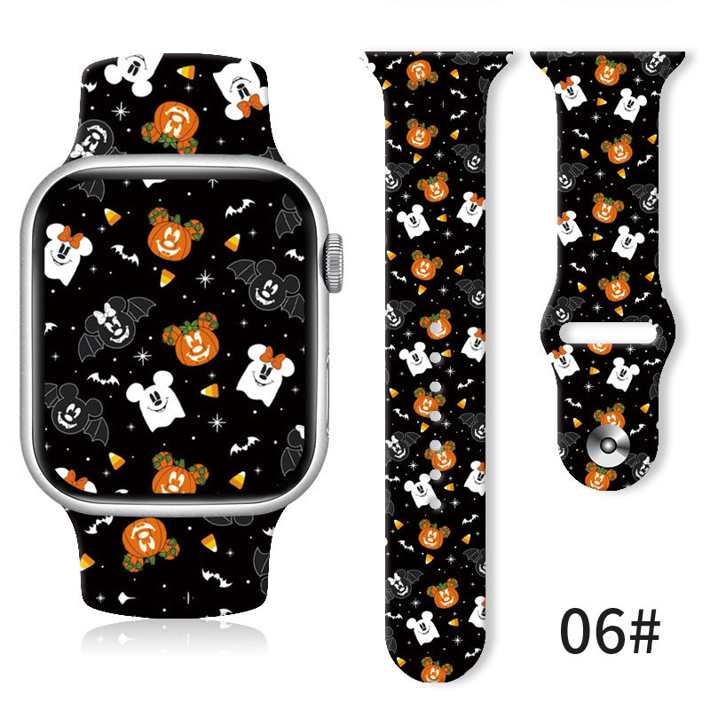 Halloween Printed Watch Strap