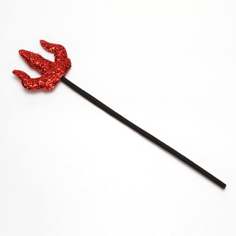 Halloween Devil Headband & Pitchfork