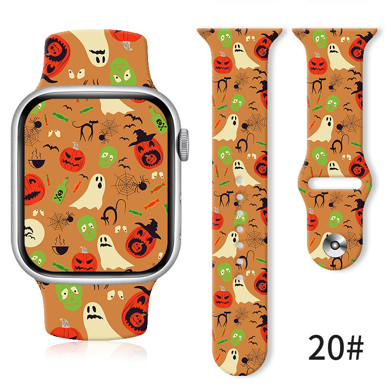 Halloween Printed Watch Strap