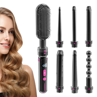 Multi-functional Hair Curling Iron Straightener