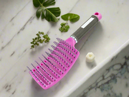 Anti Static Curved Vented Styling Detangling Brush