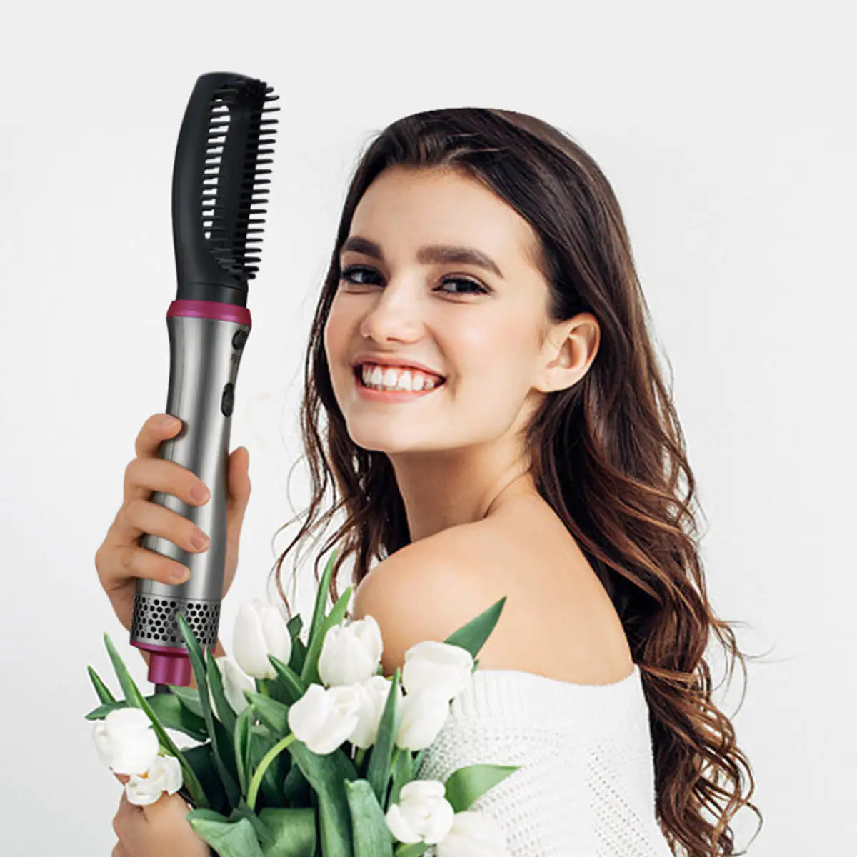 Good Hair Day Hair Brush 5 In 1 Curler And Straighter