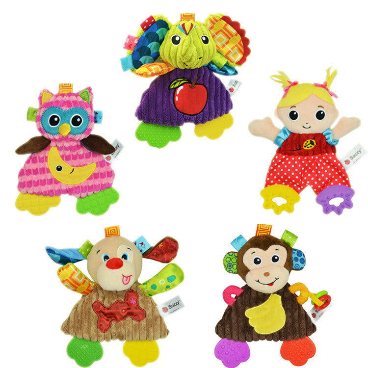 Baby Plush Rattle Teether Toys - JDrop.Shop