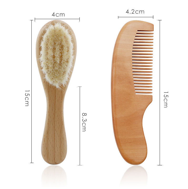 Baby Wool Wooden Brush Set - JDrop.Shop