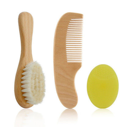 Baby Wool Wooden Brush Set - JDrop.Shop