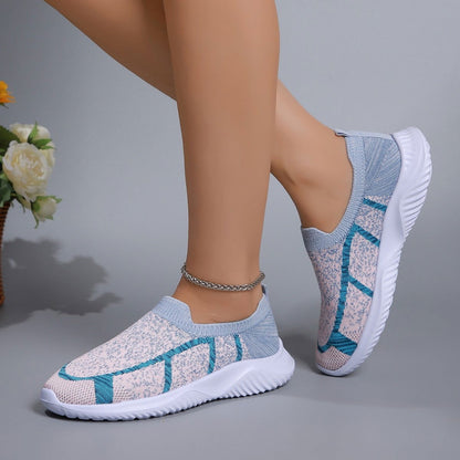 Breathable Mesh Round Toe Sneakers - JDrop.Shop