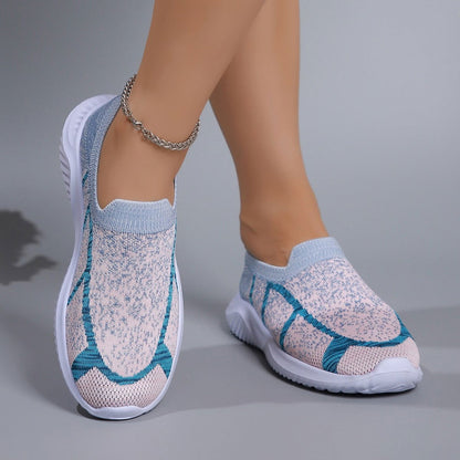 Breathable Mesh Round Toe Sneakers - JDrop.Shop