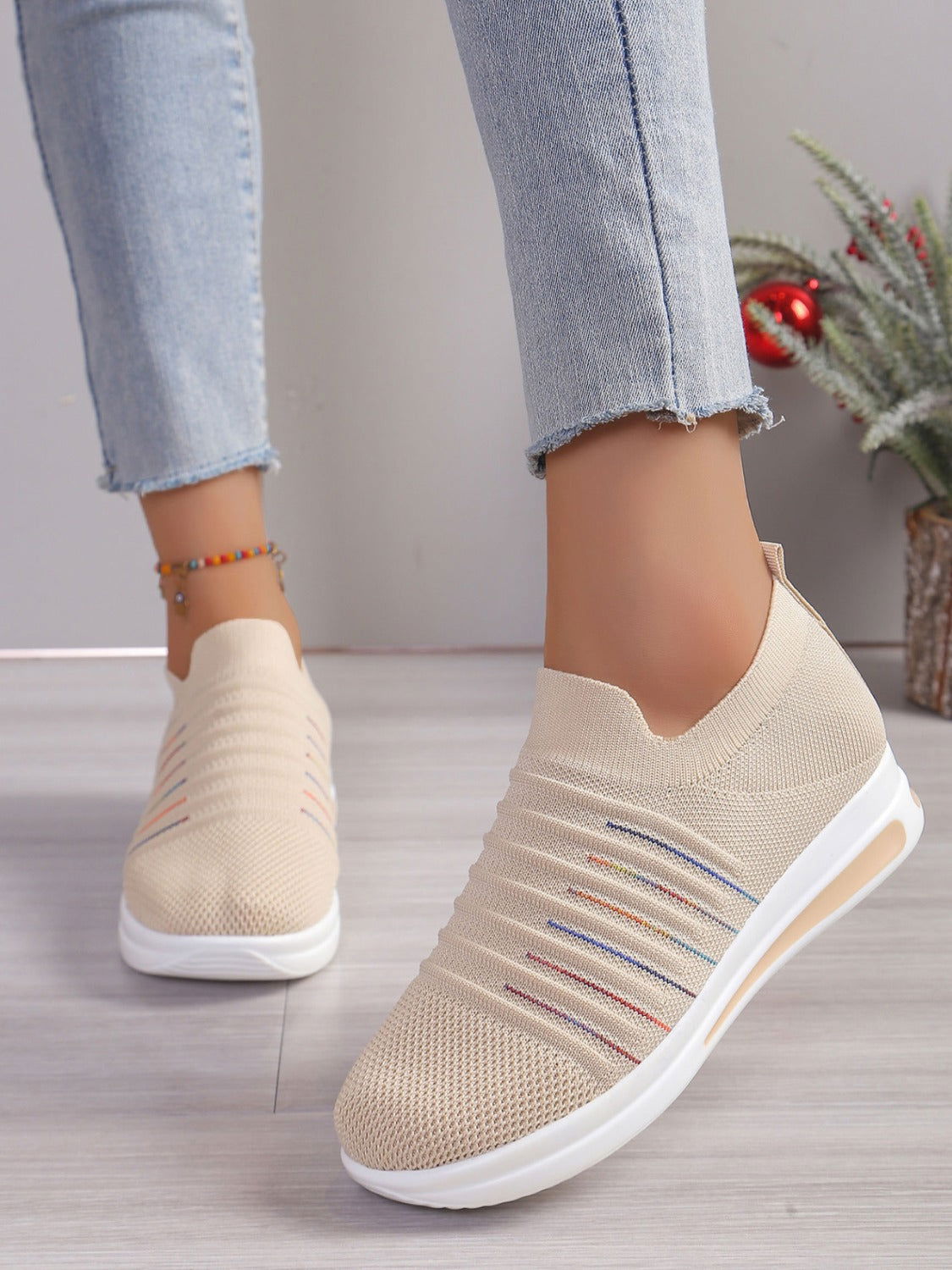 Breathable Mesh Wedge Sneakers - JDrop.Shop