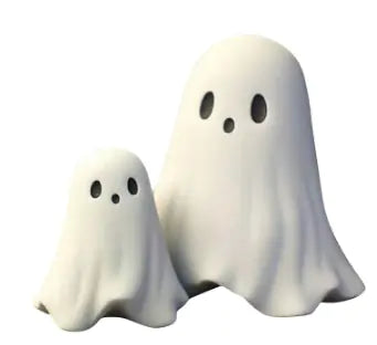 Halloween Middle Finger Love Ghost Ornaments