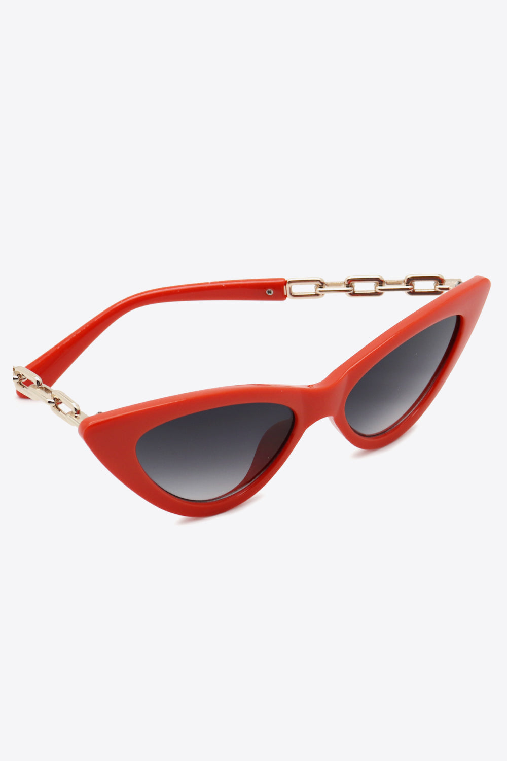 Chain Detail Cat-Eye Sunglasses - JDrop.Shop