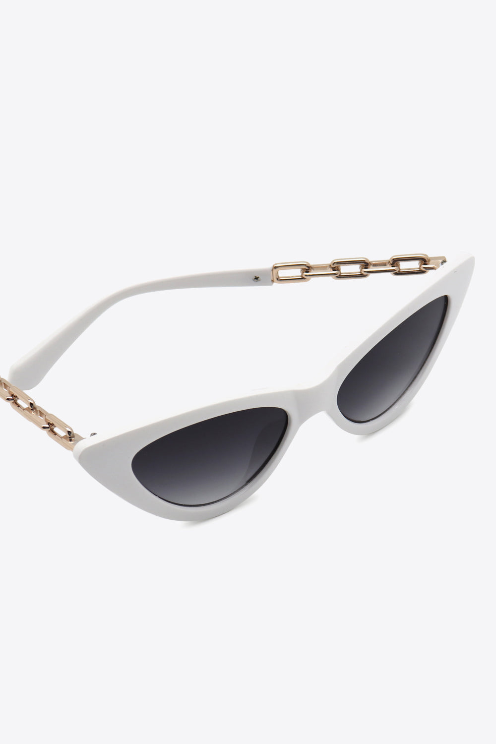 Chain Detail Cat-Eye Sunglasses - JDrop.Shop