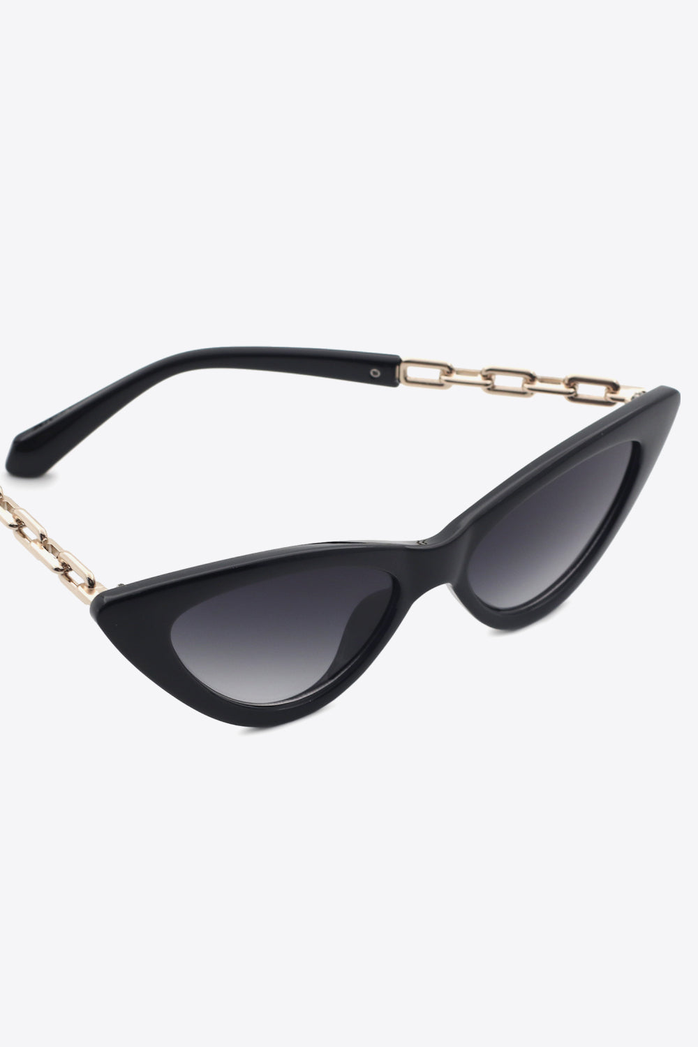 Chain Detail Cat-Eye Sunglasses - JDrop.Shop