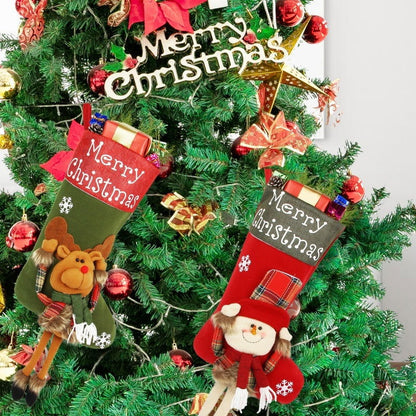 Christmas 3D Plush Big Stockings - JDrop.Shop