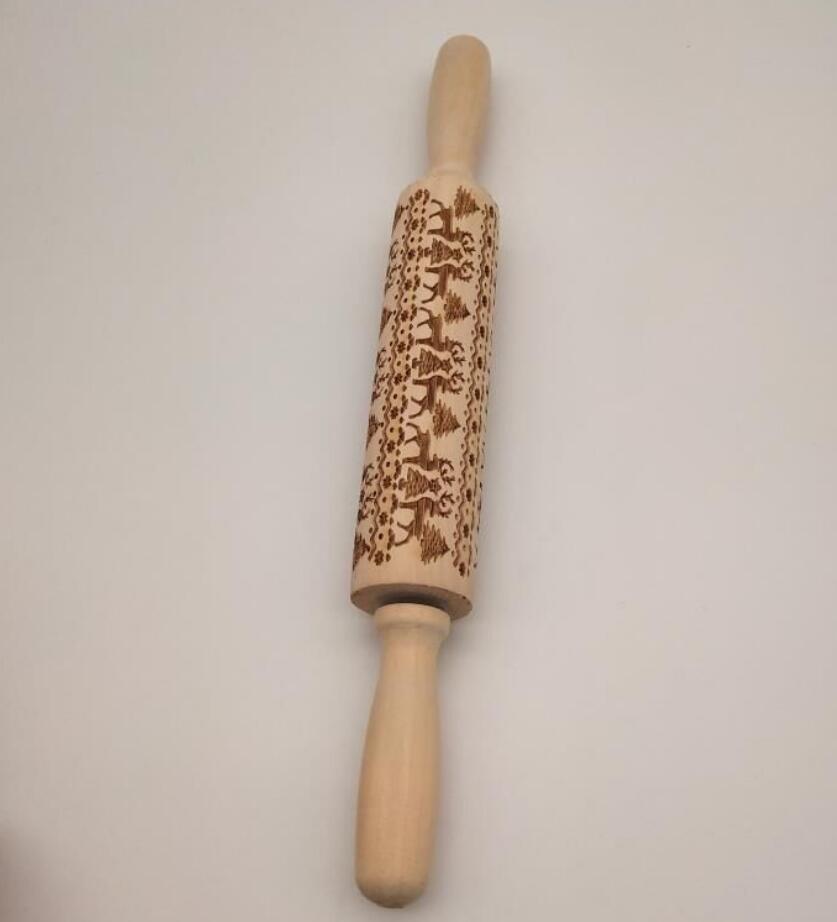 Christmas Embossing Rolling Pins - JDrop.Shop