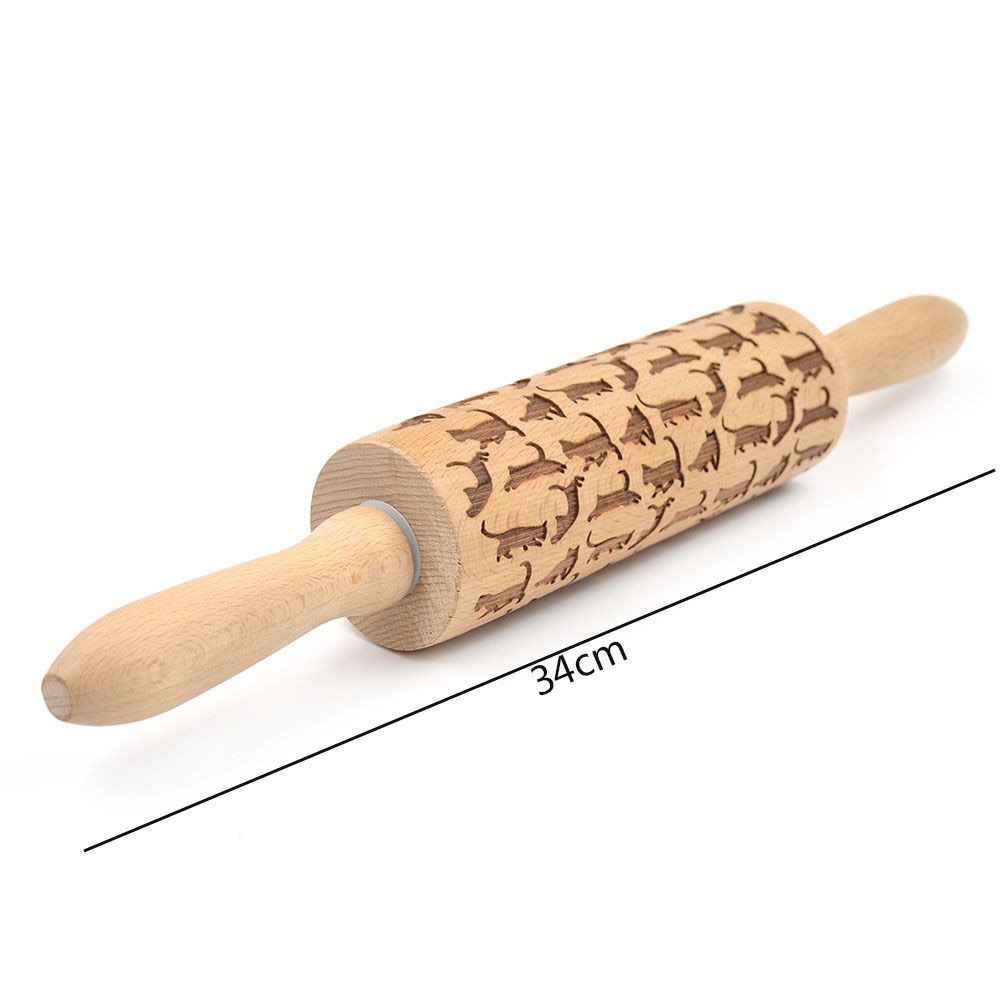 Christmas Embossing Rolling Pins - JDrop.Shop