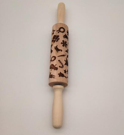 Christmas Embossing Rolling Pins - JDrop.Shop