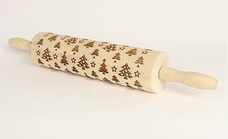 Christmas Embossing Rolling Pins - JDrop.Shop