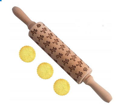 Christmas Embossing Rolling Pins - JDrop.Shop