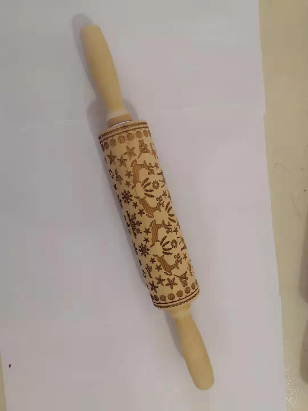 Christmas Embossing Rolling Pins - JDrop.Shop