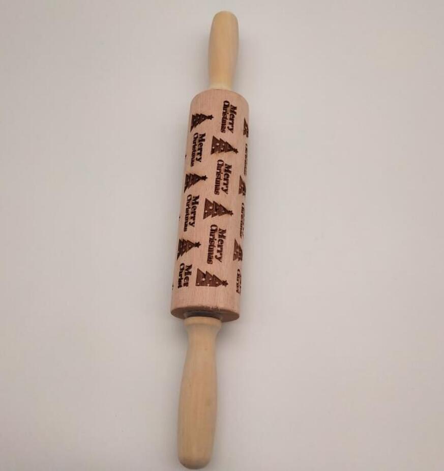 Christmas Embossing Rolling Pins - JDrop.Shop