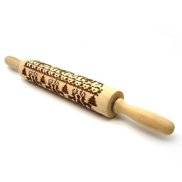 Christmas Embossing Rolling Pins - JDrop.Shop