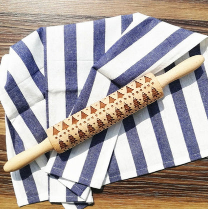 Christmas Embossing Rolling Pins - JDrop.Shop