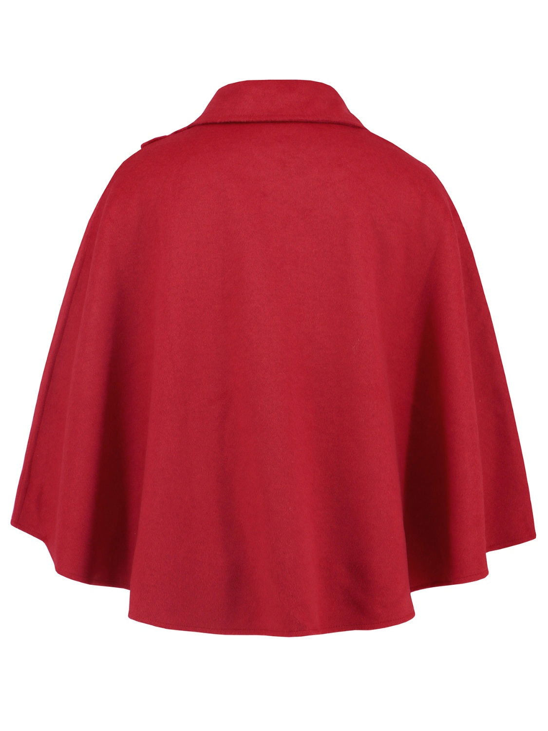 Collared Neck Cropped Cape - JDrop.Shop