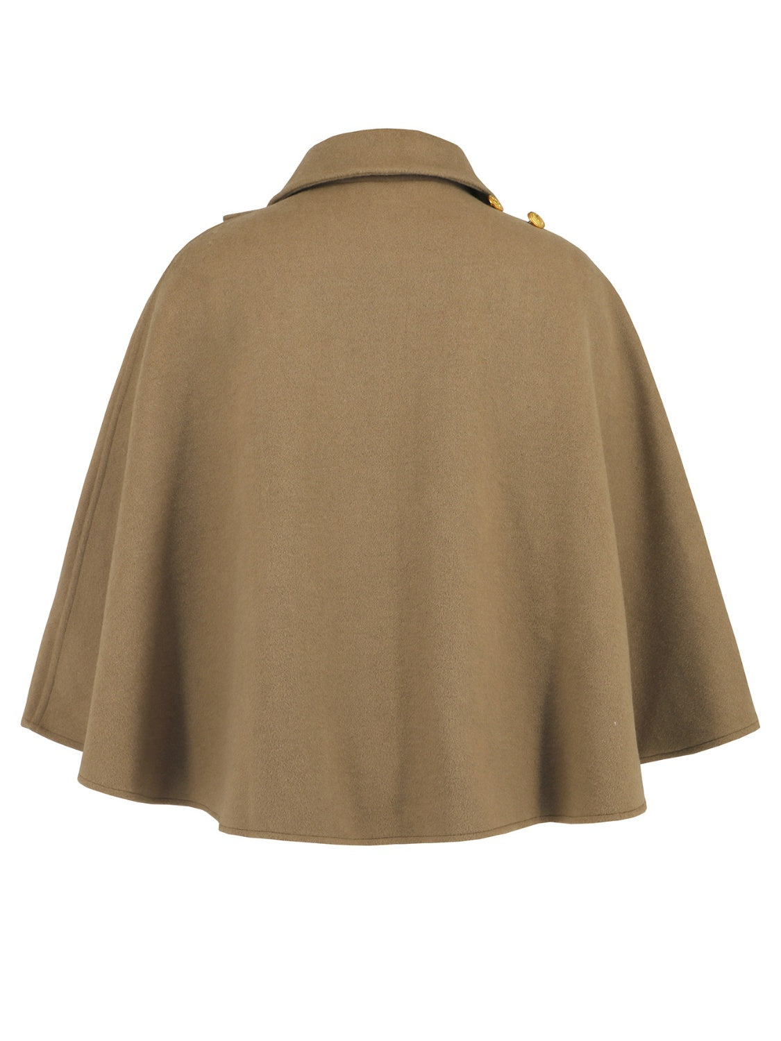 Collared Neck Cropped Cape - JDrop.Shop