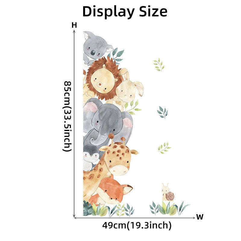 Cute Zoo Animal Wall Sticker - JDrop.Shop