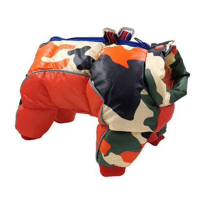 Dog camouflage cotton coat - JDrop.Shop