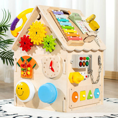 Early Education Wooden Busy Board - JDrop.Shop