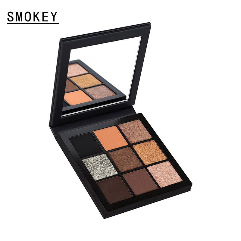 Earthy Smoky Makeup 9 Eyeshadows - JDrop.Shop