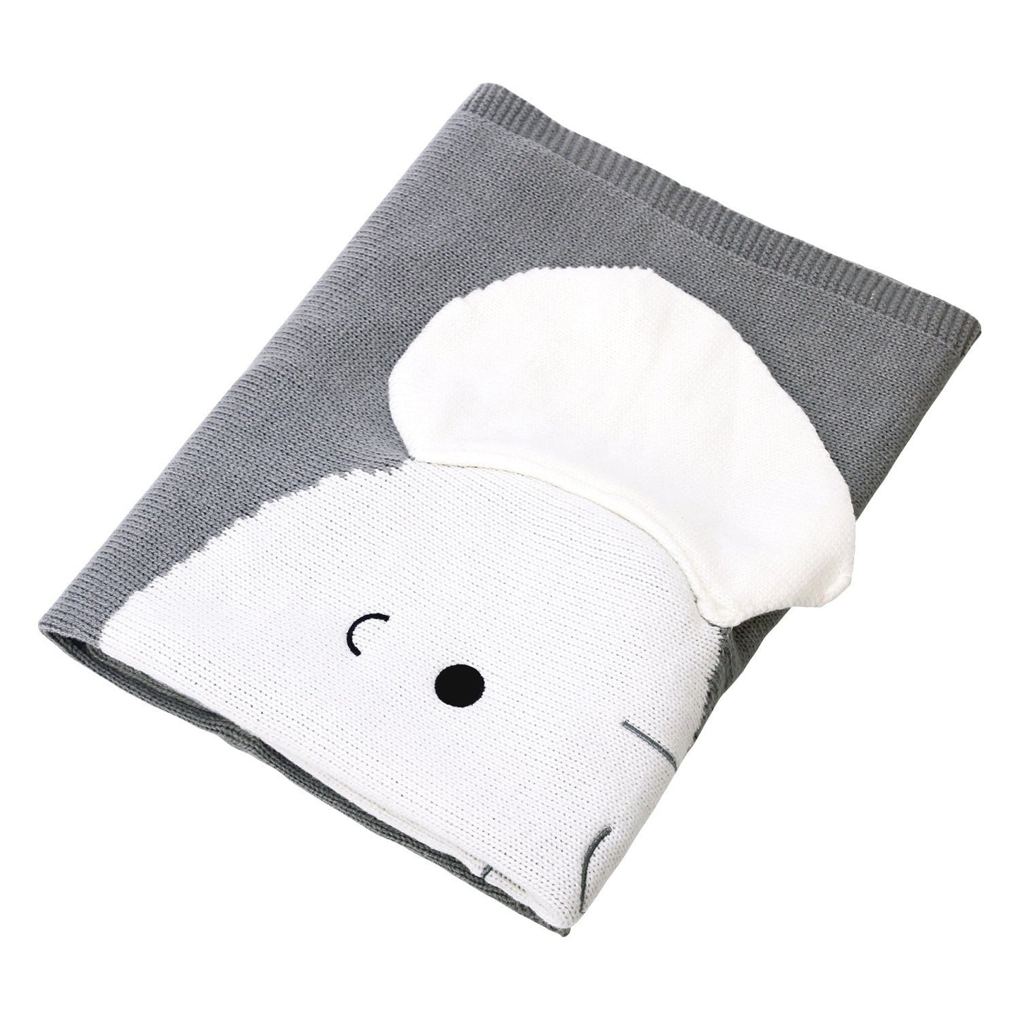 Elephant Children's Knit Blanket - JDrop.Shop