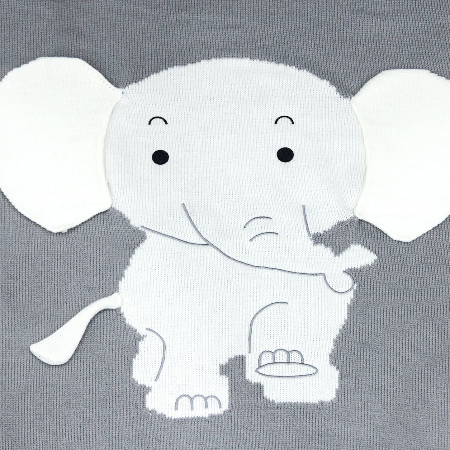 Elephant Children's Knit Blanket - JDrop.Shop