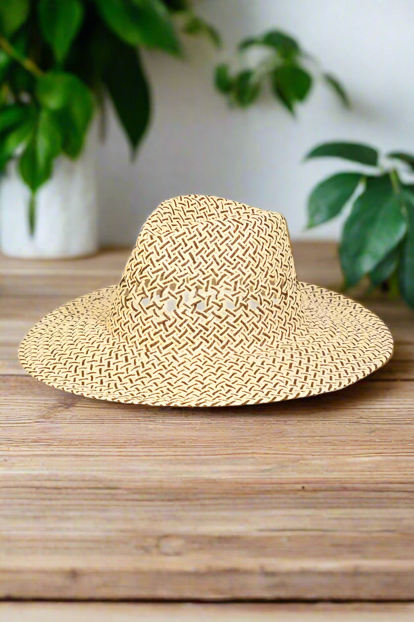 Fame Cutout Woven Straw Hat - JDrop.Shop