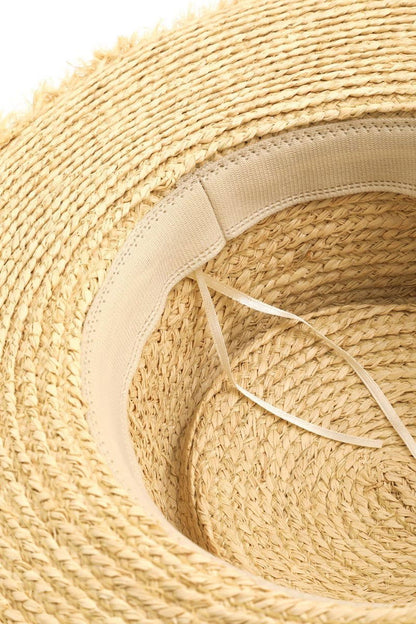 Fame Cutout Woven Straw Hat - JDrop.Shop