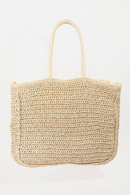 Fame Flower Braided Tote Bag - JDrop.Shop