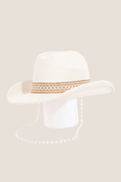 Fame Ornate Band Cowboy Hat - JDrop.Shop