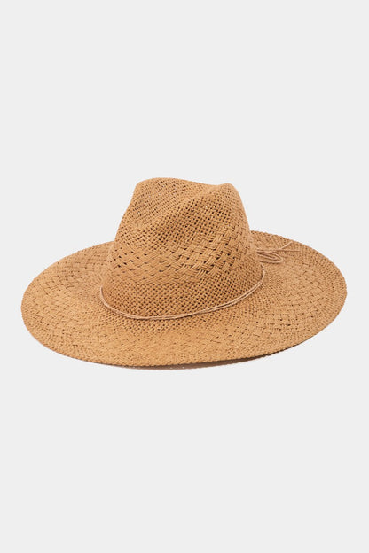 Fame Straw Braided Sun Hat - JDrop.Shop