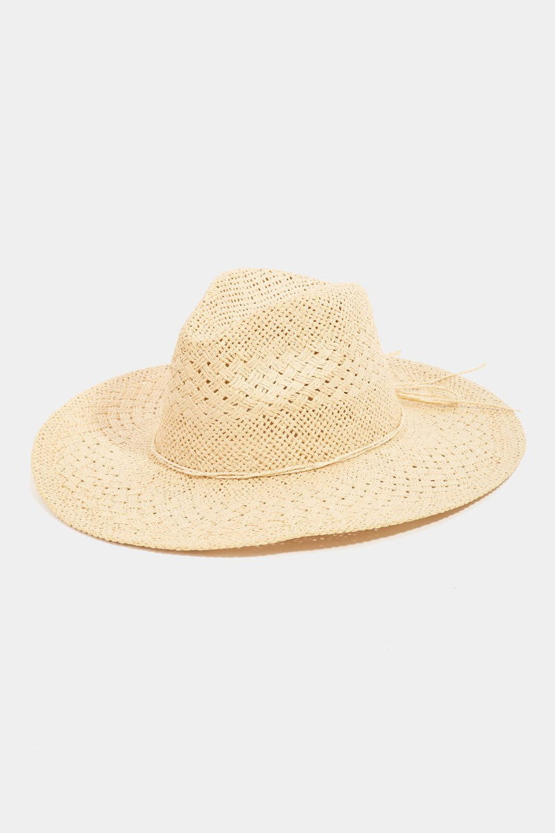 Fame Straw Braided Sun Hat - JDrop.Shop